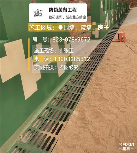 宝鸡 例如在抖音上有“迷彩墙，外围墙面挡 - 星空数码迷彩漆施工队